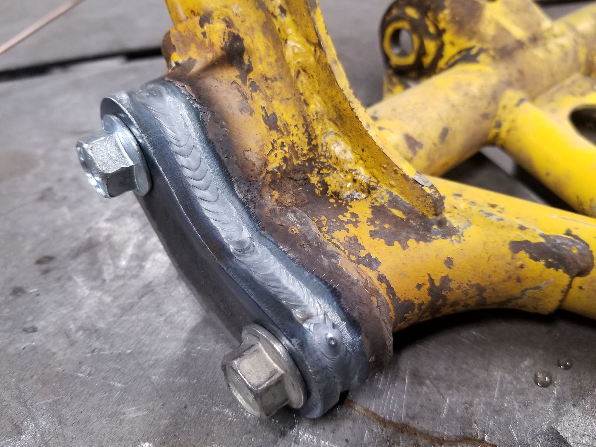85-86 Yamaha TRI-Z foot peg mount repair plates – WickedMetalDesignsLLC